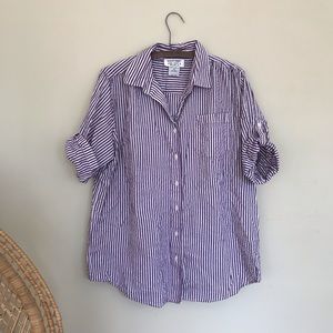 Striped Button Down Shirt